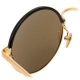 Linda Farrow - 583 C5 Round Sunglasses - Gold - Linda Farrow Eyewear