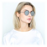 Linda Farrow - 583 C6 Round Sunglasses - White Gold - Linda Farrow Eyewear