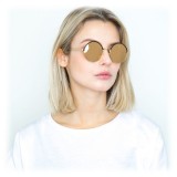 Linda Farrow - 583 C5 Round Sunglasses - Gold - Linda Farrow Eyewear