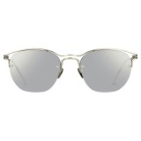 Linda Farrow - 538 C2 Browline Sunglasses - White Gold - Linda Farrow Eyewear