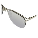 Linda Farrow - 538 C2 Browline Sunglasses - White Gold - Linda Farrow Eyewear