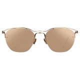 Linda Farrow - 538 C3 Browline Sunglasses - Rose Gold - Linda Farrow Eyewear