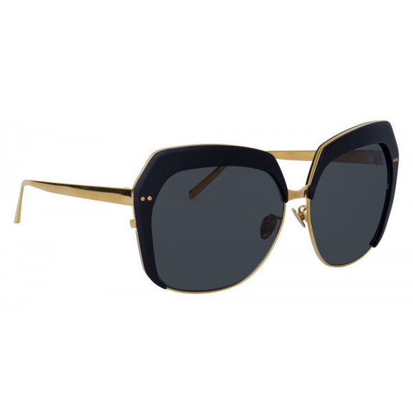 Linda Farrow - 578 C1 Oversized Sunglasses - Black - Linda Farrow Eyewear