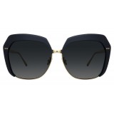 Linda Farrow - 578 C1 Oversized Sunglasses - Black - Linda Farrow Eyewear