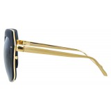 Linda Farrow - Occhiali da Sole Oversize 578 C1 - Neri - Linda Farrow Eyewear