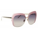 Linda Farrow - 578 C4 Oversized Sunglasses - Pink - Linda Farrow Eyewear