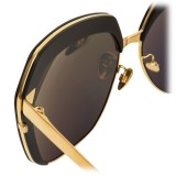 Linda Farrow - 578 C1 Oversized Sunglasses - Black - Linda Farrow Eyewear