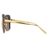 Linda Farrow - Occhiali da Sole Oversize 578 C2 - Neri - Linda Farrow Eyewear