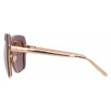 Linda Farrow - 578 C3 Oversized Sunglasses - Copper - Linda Farrow Eyewear