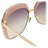 Linda Farrow - 578 C4 Oversized Sunglasses - Pink - Linda Farrow Eyewear