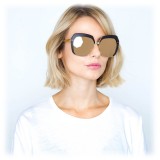 Linda Farrow - 578 C2 Oversized Sunglasses - Black - Linda Farrow Eyewear