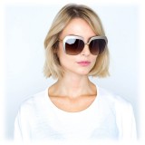 Linda Farrow - 578 C5 Oversized Sunglasses - Taupe - Linda Farrow Eyewear