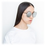 Linda Farrow - 659 C2 Round Sunglasses - White Gold - Linda Farrow Eyewear