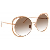 Linda Farrow - 659 C5 Round Sunglasses - Rose Gold - Linda Farrow Eyewear