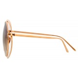 Linda Farrow - 659 C5 Round Sunglasses - Rose Gold - Linda Farrow Eyewear