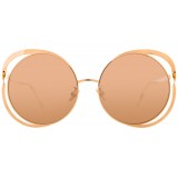 Linda Farrow - 659 C3 Round Sunglasses - Rose Gold - Linda Farrow Eyewear