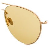 Linda Farrow - 624 C7 Aviator Sunglasses - Rose Gold - Linda Farrow Eyewear