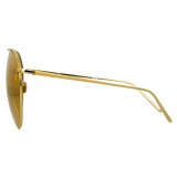 Linda Farrow - 624 C1 Aviator Sunglasses - Yellow Gold - Linda Farrow Eyewear