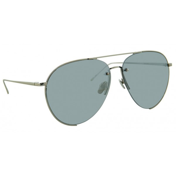 Linda Farrow - 624 C2 Aviator Sunglasses - White Gold - Linda Farrow Eyewear