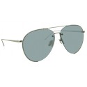 Linda Farrow - 624 C2 Aviator Sunglasses - White Gold - Linda Farrow Eyewear