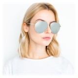 Linda Farrow - 624 C2 Aviator Sunglasses - White Gold - Linda Farrow Eyewear