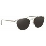 Linda Farrow - 538 C5 Browline Sunglasses - White Gold - Linda Farrow Eyewear