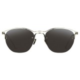 Linda Farrow - 538 C5 Browline Sunglasses - White Gold - Linda Farrow Eyewear