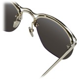 Linda Farrow - 538 C5 Browline Sunglasses - White Gold - Linda Farrow Eyewear