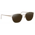 Linda Farrow - 538 C6 Browline Sunglasses - Rose Gold - Linda Farrow Eyewear