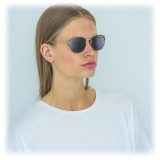 Linda Farrow - 538 C6 Browline Sunglasses - Rose Gold - Linda Farrow Eyewear