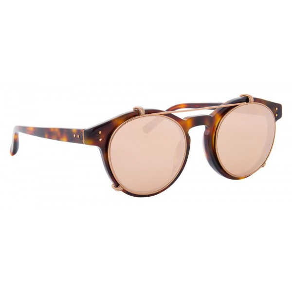 Linda Farrow - 569 C3 Oval Sunglasses - Gold - Linda Farrow Eyewear