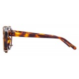 Linda Farrow - Occhiali da Sole Ovali 569 C3 - Oro - Linda Farrow Eyewear