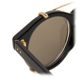 Linda Farrow - 569 C1 Oval Sunglasses - Black - Linda Farrow Eyewear