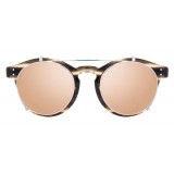 Linda Farrow - 569 C4 Oval Sunglasses - Grey Corn - Linda Farrow Eyewear