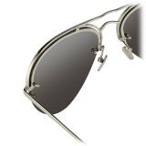 Linda Farrow - 543 C5 Aviator Sunglasses - White Gold - Linda Farrow Eyewear