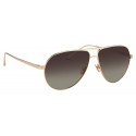 Linda Farrow - 501 C6 Aviator Sunglasses - Rose Gold - Linda Farrow Eyewear