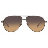 Linda Farrow - 501 C7 Aviator Sunglasses - Nickel - Linda Farrow Eyewear