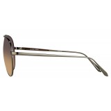 Linda Farrow - 501 C7 Aviator Sunglasses - Nickel - Linda Farrow Eyewear