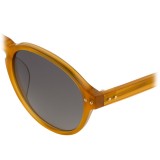 Linda Farrow - 40 C10 Oval Sunglasses - Translucent Honey - Linda Farrow Eyewear