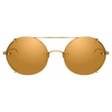 Linda Farrow - 730 C1 Oval Sunglasses - Yellow Gold - Linda Farrow Eyewear