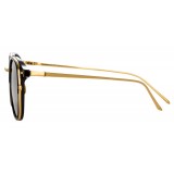 Linda Farrow - Occhiali da Sole Quadrati 803 C1 - Neri - Linda Farrow Eyewear