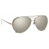 Linda Farrow - 729 C2 Aviator Sunglasses - White Gold - Linda Farrow Eyewear