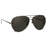 Linda Farrow - 729 C4 Aviator Sunglasses - Nickel - Linda Farrow Eyewear