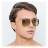 Linda Farrow - 729 C5 Aviator Sunglasses - Yellow Gold - Linda Farrow Eyewear