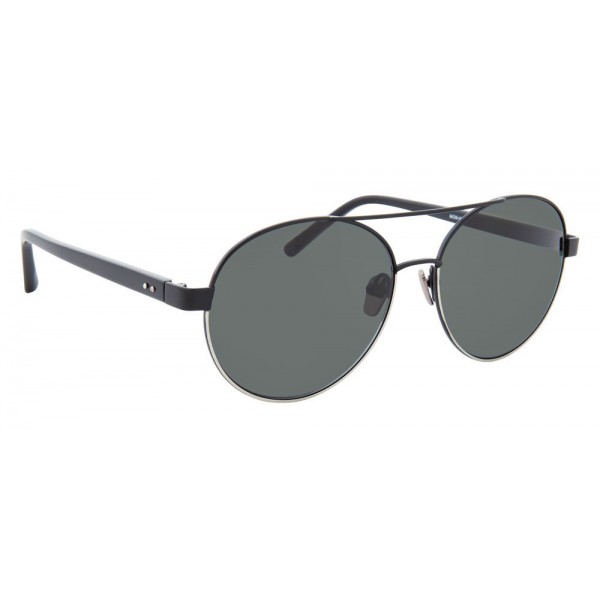 Linda Farrow - 559 C6 Aviator Sunglasses - Black - Linda Farrow Eyewear