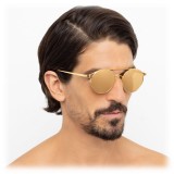 Linda Farrow - 825 C1 Oval Sunglasses - Yellow Gold - Linda Farrow Eyewear