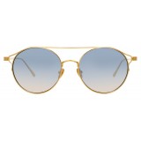 Linda Farrow - 825 C7 Oval Sunglasses - Yellow Gold - Linda Farrow Eyewear