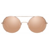 Linda Farrow - 730 C3 Oval Sunglasses - Rose Gold - Linda Farrow Eyewear