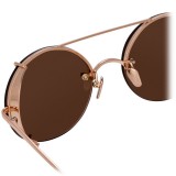 Linda Farrow - 730 C3 Oval Sunglasses - Rose Gold - Linda Farrow Eyewear