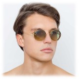 Linda Farrow - 730 C5 Oval Sunglasses - Yellow Gold - Linda Farrow Eyewear